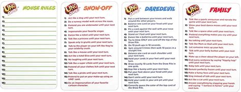 Official UNO Dare Rules